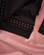 Pyjama satin 3pcs HP1060 Noir – Image 4