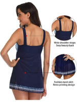 Maillot robe 35021 Bleu – Image 3