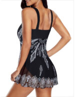 Maillot robe 35021 Noir/blanc – Image 2