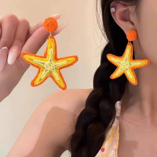 Boucles d'oreilles étoile