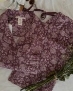 Pyjama 8-347 Aubergine – Image 2