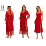 Déshabillé AH-216 Rouge – Image 3