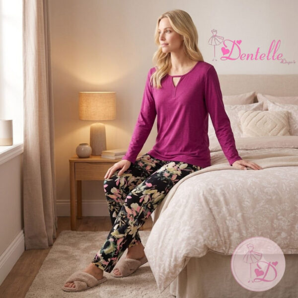 Pyjama MA26018-3 Bordeaux