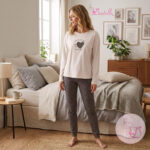 Pyjama PG267760 Blanc cassé – Image 3