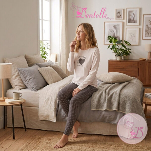 Pyjama PG267760 Blanc cassé
