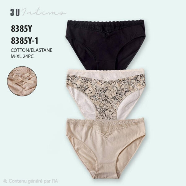Culotte 8385Y pack 3pcs