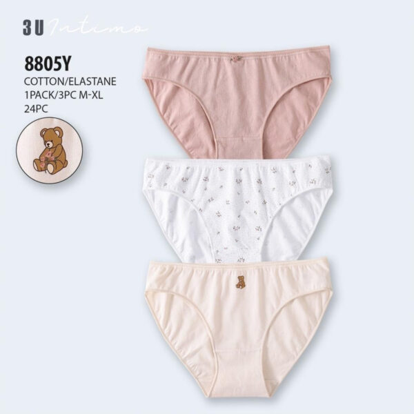 Culotte 8805Y pack 3pcs