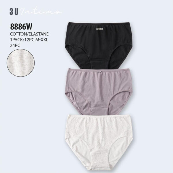Culotte 8886W pack 3pcs