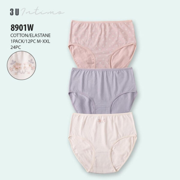 Culotte 8901W pack 3pcs