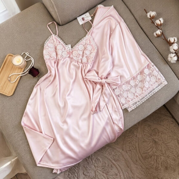 Déshabillé SM2833 Rose