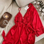 Déshabillé SM2833 Rouge – Image 2